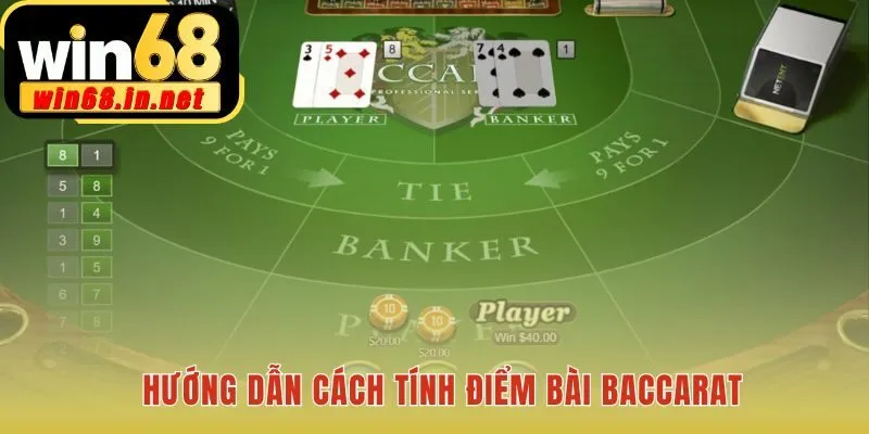 Cách tính điểm bài Baccarat chỉ giữ lại chữ số hàng đơn vị