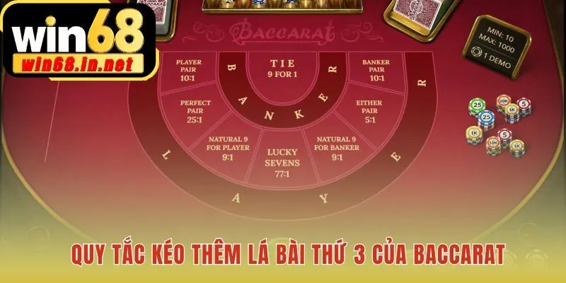 Luật rút bài thứ ba là quy tắc tự động dựa trên điểm số