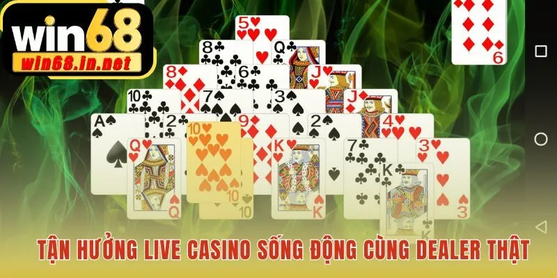 Live Casino chân thực với Dealer thật qua livestream full HD
